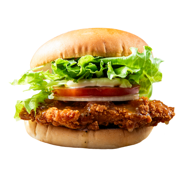 塩だれチキンバーガー